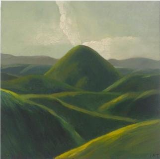 Ivana Andric: 'hided ways', 2007 Oil Painting, Landscape. 