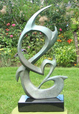 Jacques Malo: 'Signature', 2013 Bronze Sculpture, Abstract. 