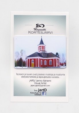 Jarmo Itniemi: 'Photo magnet', 2014 Color Photograph, Architecture.   Cathedral of KORTESJARVI Finland  ...