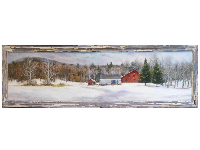 John Gamache  'On The Way To Peterbourgh Nh', created in 2005, Original Assemblage.