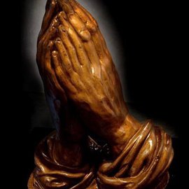 Jessica Goldfinch: 'Praying Hands', 2010 Other Sculpture, Conceptual. Artist Description:   Cold Cast Bronze     ...