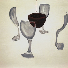 Splitting a Glass of Wine By Jim Lively