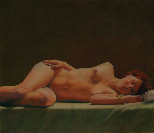 John Hunn  'ALECIA', created in 2012, Original Painting Oil.
