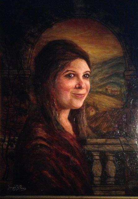 Joseph Porus  'Rebecca Da Milano', created in 2016, Original Painting Oil.