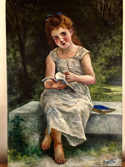 Joseph Porus  'Personal Study', created in 2017, Original Painting Oil.