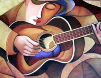 Judy Dollosa: 'Gitara', 2005 Acrylic Painting, Inspirational. Original Acrylic painting on canvas...