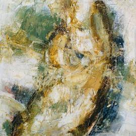 Hans-ruedi Kammermann: 'Body  Gold Variation II', 2001 Oil Painting, nudes. 