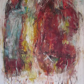 Hans-ruedi Kammermann: 'carnevalesco', 2011 Oil Painting, Gestalt. Artist Description:   carnival procession ...
