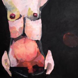 Kasia Gawron: 'FRUIT', 2013 Acrylic Painting, nudes. Artist Description:  woman, body, torso,  ...