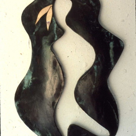 Ivan Kosta: 'Colorado Venus', 1993 Bronze Sculpture, Abstract Figurative. 