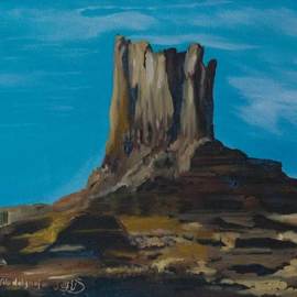 Claudia Luethi Alias Abdelghafar: 'rock of the monument valley', 2016 Other Painting, Landscape. Artist Description: Oil painting on canvas from a rock from the Monument Valley. Powerful lines and contrasts are the base of this painting. The size of the painting is 30 x 40 x 2 cm, the painting was finished on 20. 10. 2016. Also this painting is painted on the ...