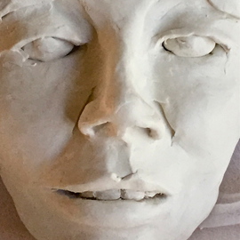 Luise Andersen: 'Dearlings  thousands of faces MAI 2015', 2015 Clay Sculpture, Abstract. Artist Description:  May 1, 205- - from heart to mind to heart. . the soul. . all seems in my hands. . need to create myself 'free' the dream flight, You' see.' . .. . need more clay. . maybe try cement too. . the urge of creating large in form overwhelms me. . must wait. . for space. . and that ...