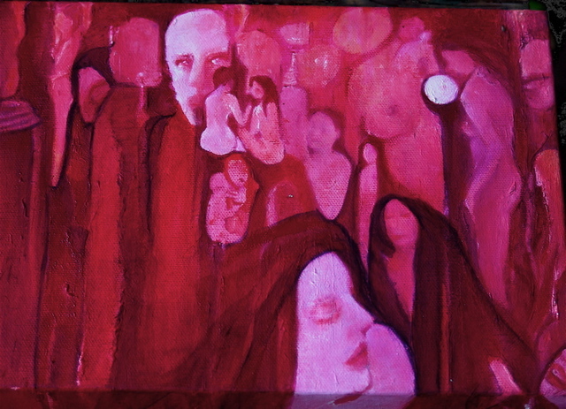 Artist Luise Andersen. 'REDS DETAIL III Jltwfth' Artwork Image, Created in 2008, Original Fiber. #art #artist