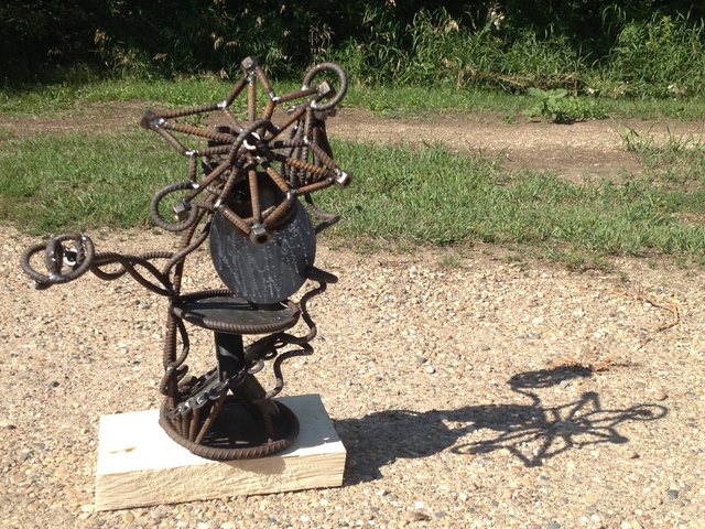 Logan Wainwright  'Nature Prevails', created in 2014, Original Sculpture Steel.