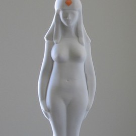 Lou Lalli: 'Isis MMVII', 2007 Stone Sculpture, Figurative. Artist Description:  Recreation of the goddess Isis from a third century AD sculpture ...