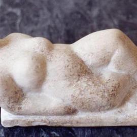 Lou Lalli: 'Reclining Venus 2', 2000 Stone Sculpture, Figurative. Artist Description: French Limestone...