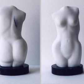 Lou Lalli: 'Torso', 2003 Stone Sculpture, Figurative. Artist Description: Danby White marble...