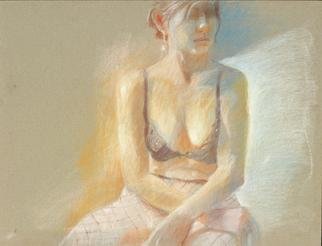 Lucille Rella: 'Olivea 5', 2006 Pastel, Figurative. 
