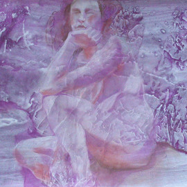 Lucille Rella: 'Purple Haze', 2010 Acrylic Painting, Figurative. 