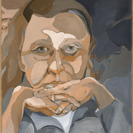 Lucille Rella: 'Self Portrait 3', 2009 Acrylic Painting, Portrait. 
