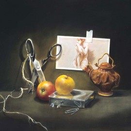 Lucille Rella: 'Tell Me Its Not Over', 2006 Oil Painting, Still Life. 