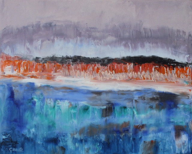 Marino Chanlatte  'Ocean 21', created in 2015, Original Pastel Oil.