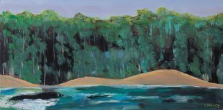 Marino Chanlatte: 'river', 2018 Acrylic Painting, Abstract. Memories and dreams of the sea, sun and sunflowers, tropical forest and brilliant blue skies are the inspiration for Marino Chanlatte, who grew up on the island of Santo Domingo. His paintings depict remembrances of his childhood and landscapes from his walks throughout the Caribbean and Central America. He paints ...
