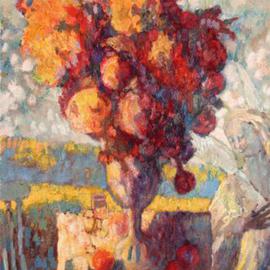 Maxim Bondarenko: 'Flemmish Bouquet', 2005 Oil Painting, Still Life. 
