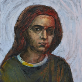 Matei Enric: 'Self portrait', 2013 Oil Painting, Portrait. Artist Description:  oil on canvas, 60X50 cm            ...