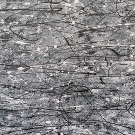 LARGE ABSTRACT JACKSON POLLOCK STYLE ACRYLIC PAINTING ON CANVAS BY M Y By Max Yaskin