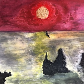 moonrise over rock bay  By Michael Schaffer