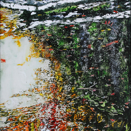 birches across the pond By Micheal Zarowsky