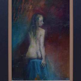 Sinisa Mihajlovic Artwork otkrivena, 2013 Oil Painting, Erotic
