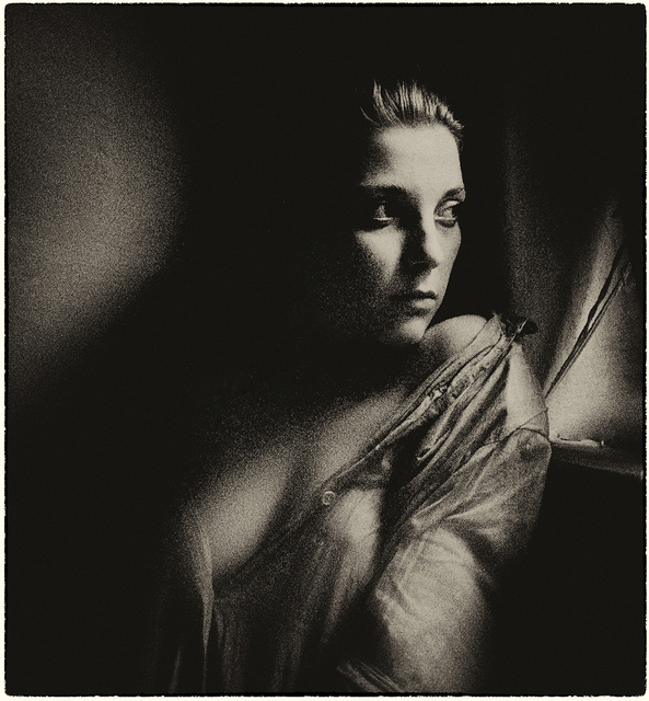 Milan Hristev  'Portret', created in 1987, Original Photography Silver Gelatin.