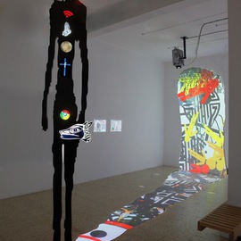 Miri Chais Artwork Colossos, Installation view, 2010 Mixed Media, Technology