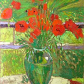 Tatiana Kozlova: 'Poppys', 2003 Oil Painting, Still Life. Artist Description: For more artwork by Tatiana, please see 