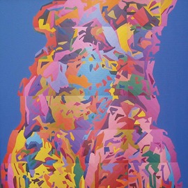 Miodrag Misko Petrovic: 'Aphrodite 7', 2006 Oil Painting, nudes. Artist Description:  No description ...