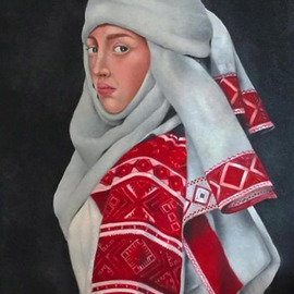 Mitra Asghari: 'untitled 005', 2019 Oil Painting, Portrait. Artist Description: Painting, Oil Coloron Canvas...