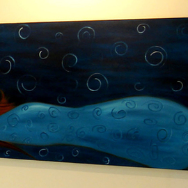 Mohammad Rokhsefat: 'sleep', 2011 Oil Painting, Figurative. 