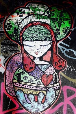 Moise Levi: 'Street art', 2015 Color Photograph, Popular Culture.  Street Art    ...