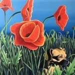 zoey and the giant poppies By Monica Puryear