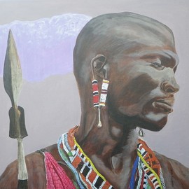 masai warrior  By Guy Octaaf Moreaux
