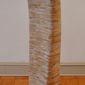 Mircea  Popescu: 'Wings II', 2014 Mixed Media Sculpture, Abstract. Artist Description:                Abstract, Postmodern, Minimalism, Mixed media           Postmodern, Minimalism, Mixed media               Wood and plaster            ...