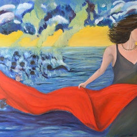Rosa Protopapa: 'straccio di vita', 2015 Oil Painting, Figurative. 