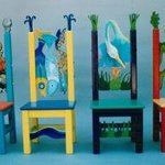 Childrens Chairs Detail, Michelle Scott