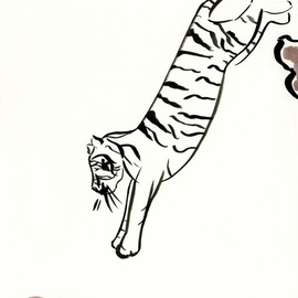 jumping tiger By Niina Niskanen