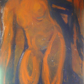 Ron Ogle: 'May Nude', 2007 Oil Painting, nudes. 