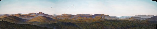 Artist Ron Ogle. 'The View That Made Asheville Famous' Artwork Image, Created in 2009, Original Drawing Other. #art #artist