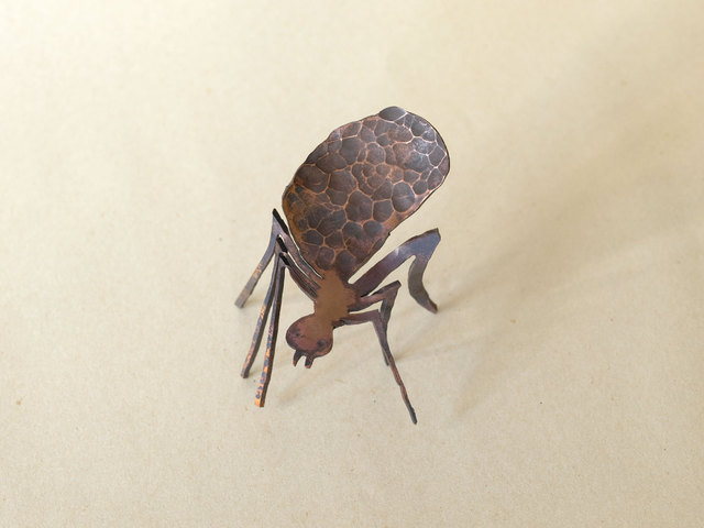 Artist Paul Freeman. 'Scout Ant' Artwork Image, Created in 2011, Original Ceramics Handbuilt. #art #artist