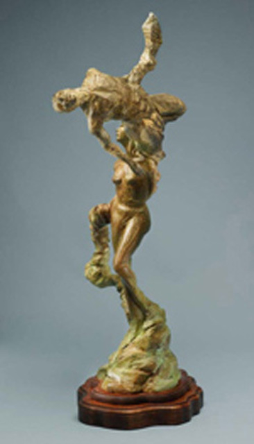 Artist Paul Orzech. 'Acrobats: The Triumph Of Pericles' Artwork Image, Created in 2007, Original Sculpture Bronze. #art #artist